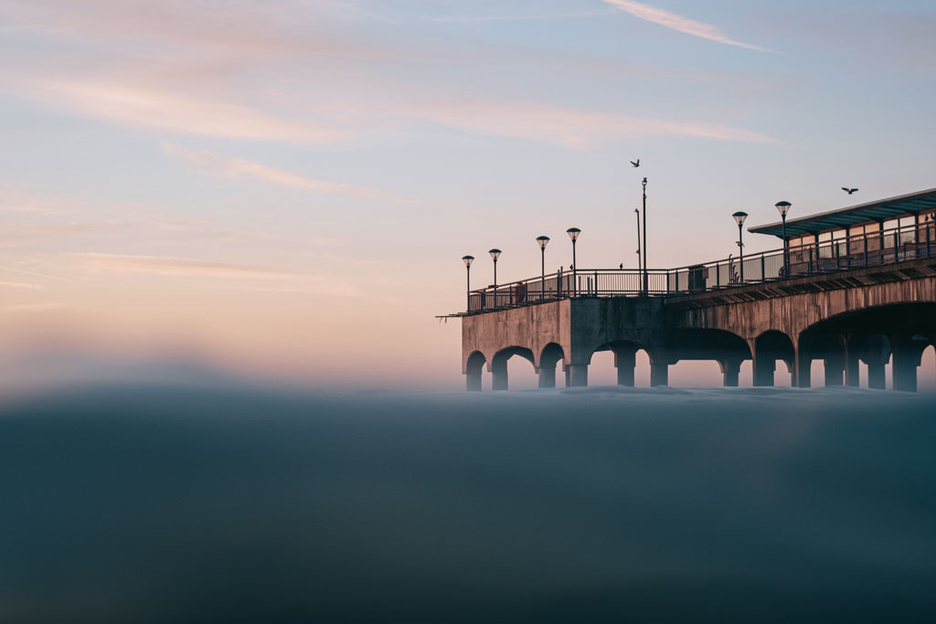 Seascape photography, Endean Boscombe pier