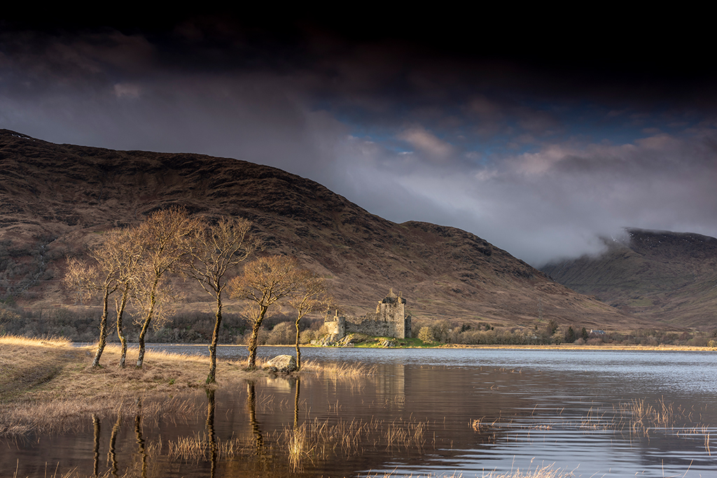 landscape in colour before editing